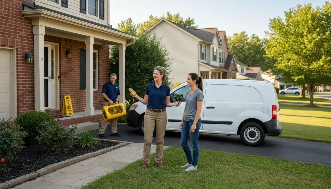Water restoration image for Fire And Smoke Damage Restoration in Waynesfield, OH